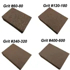 URANN 1 шт. полировальный шлифовальный спонж Блок шлифовальный инструмент для наждачной бумаги Grit 60 80 120 180 240 320 400 600