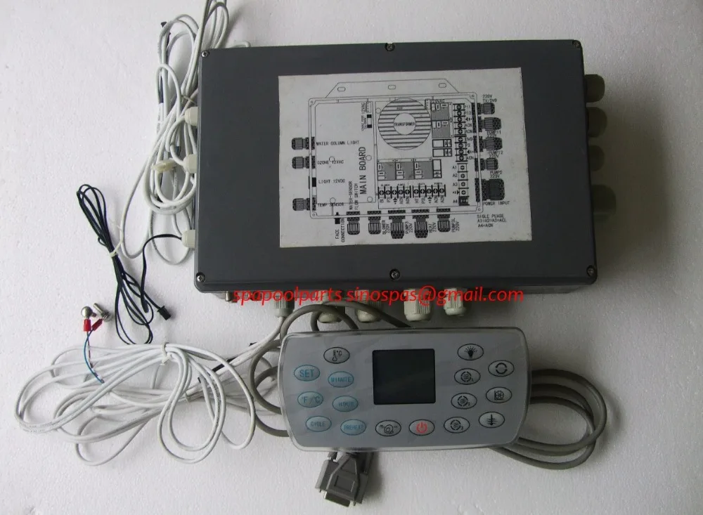 Комплект роскошного спа контроллера блок питания и контроллер горячей ванны
