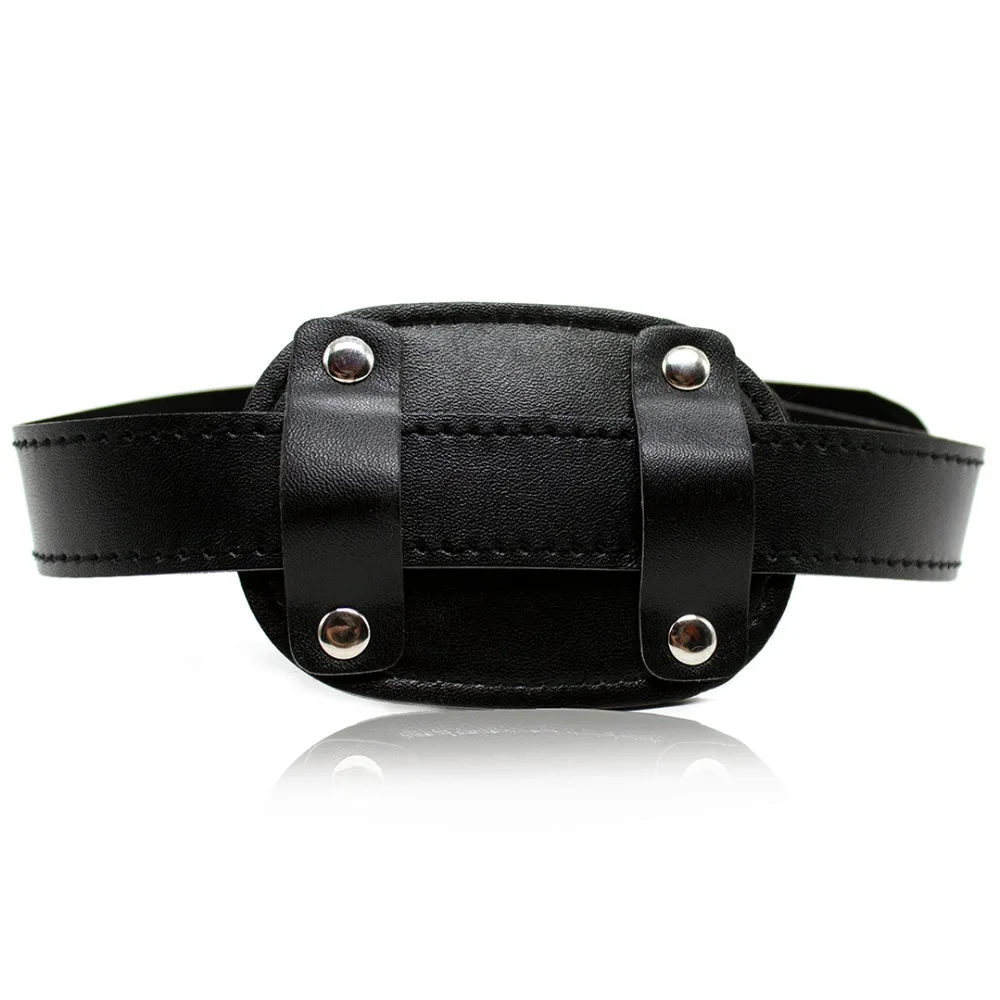 Фаллоимитатор для сексуальных игр открытый кляп рта кожаный ошейник связывания