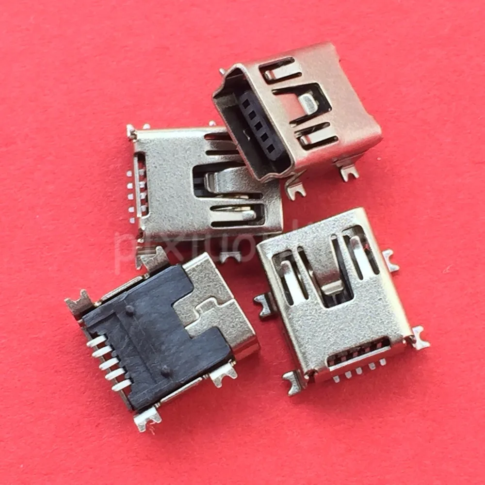 Мини USB 5pin гнездовой разъем G34Y 10 шт. 4 фута для зарядки хвоста мобильный телефон