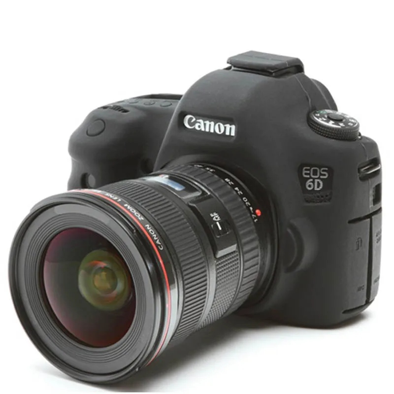 Чехол для камеры Canon EOS 6D мягкий силиконовый резиновый защитный корпус высокое