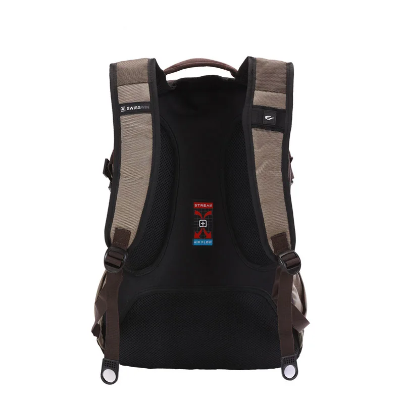 fashion 16&quot 17&quot laptop backpack big capacity men military bag daily travel case school mochila Teenage Boy SW8350 | Багаж и сумки
