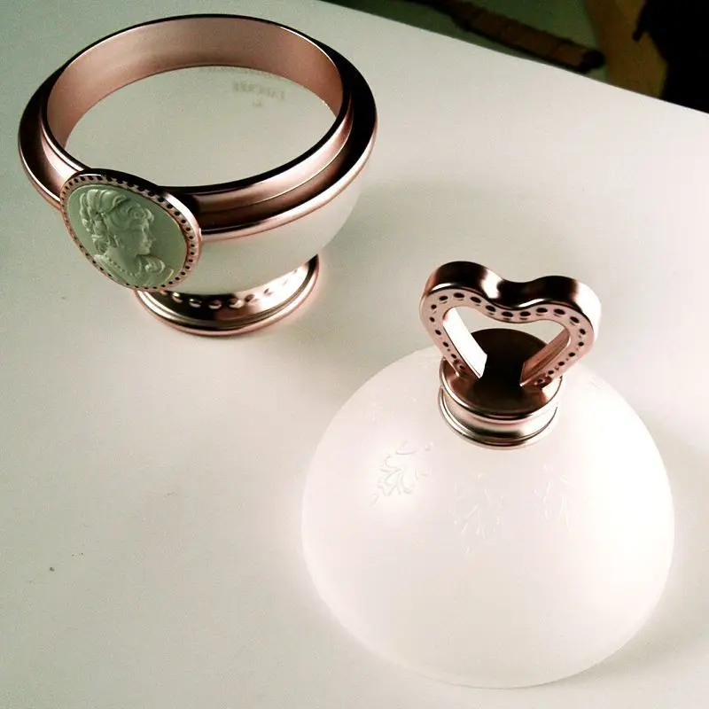 Румяна Цветочная чаша фотобочка приемник ящик для инструментов макияжа прием