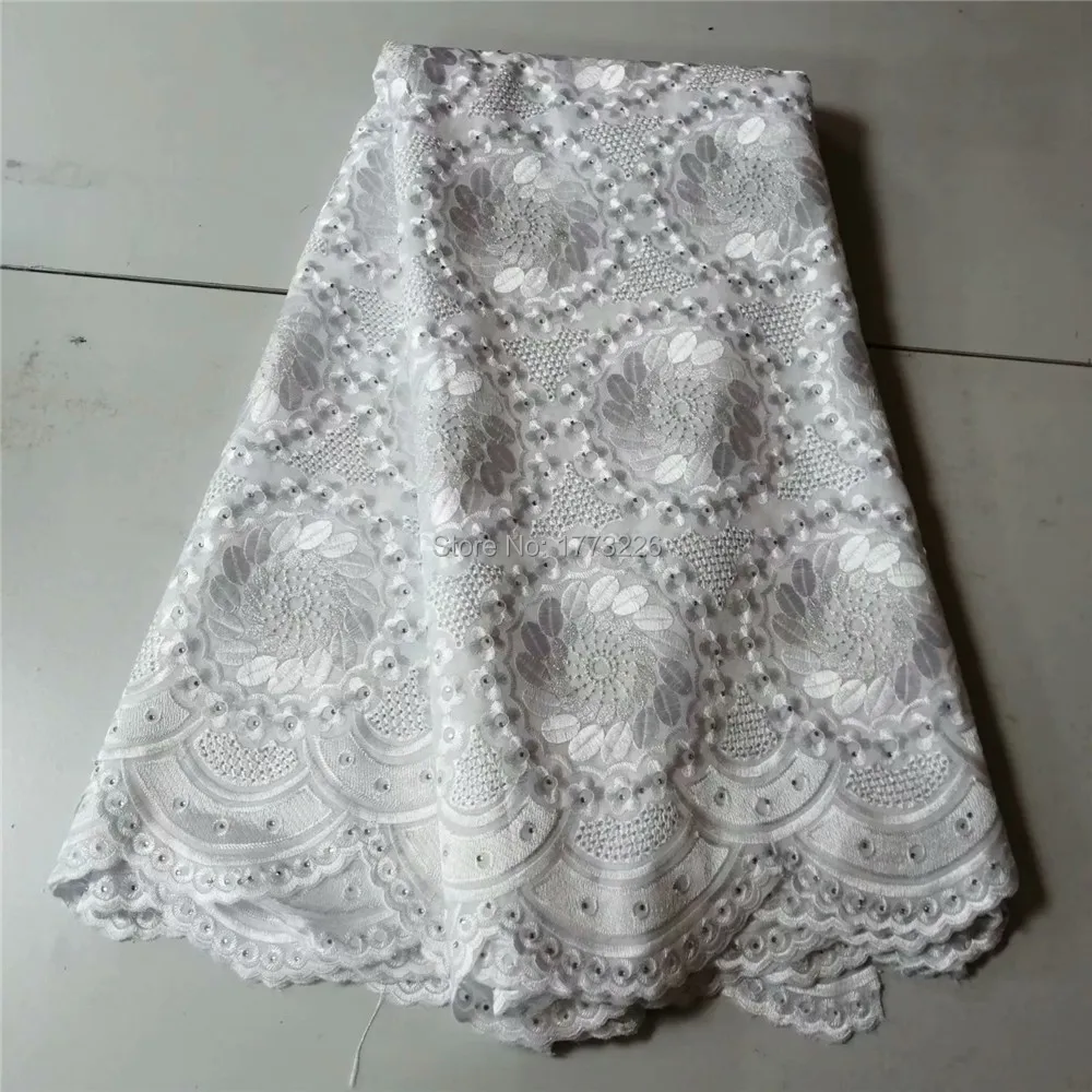 Высококачественная хлопковая кружевная ткань 8 цветов швейцарская вуаль