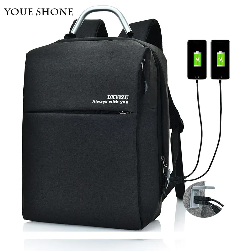 Двойной usb-рюкзак с защитой от кражи для мужчин и женщин мужская женская школьная