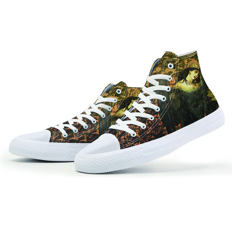 Новые летние туфли на низкой подошве заказ дышащие высокие парусиновые