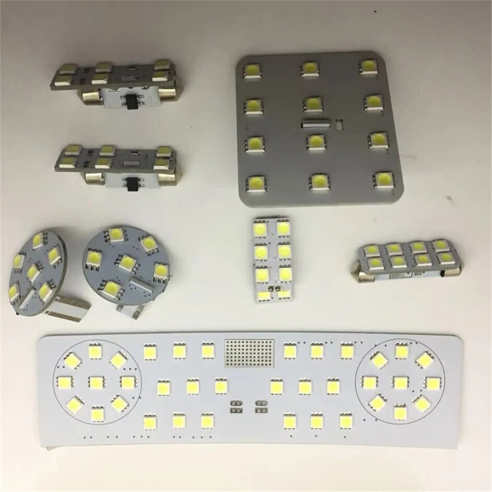 Fuleem 8 шт. в комплекте 6000k белый 88 SMD СВЕТОДИОДНЫЙ внутренний светильник подходит