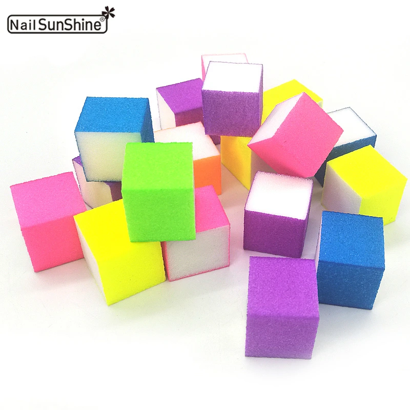 

200pcs/lot Mini Nail Block Nail Art Salon Buffer Sandpaper Beauty Polisher Pedicure Manicure Diy Nails Sponges Nail Glitter Tool