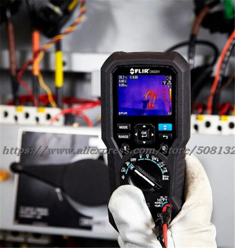 FLIR DM284 1000v AC/DC Цифровой мультиметр измеряющий истинные квадратичные значения