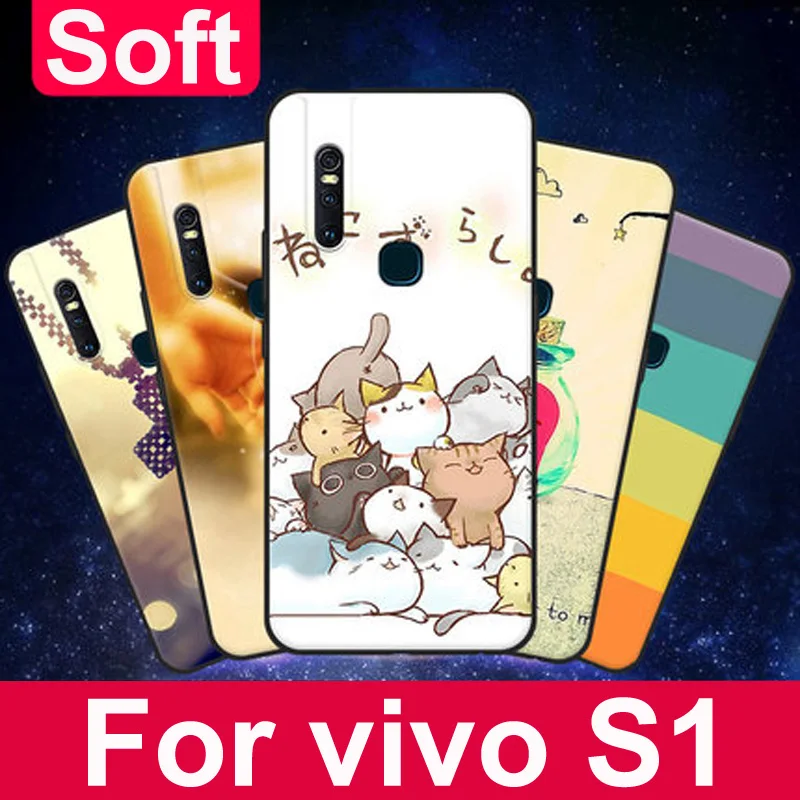 Силиконовый чехол накладка для телефона vivo S1 1 V1831A 6 53 дюйма|Бамперы| |