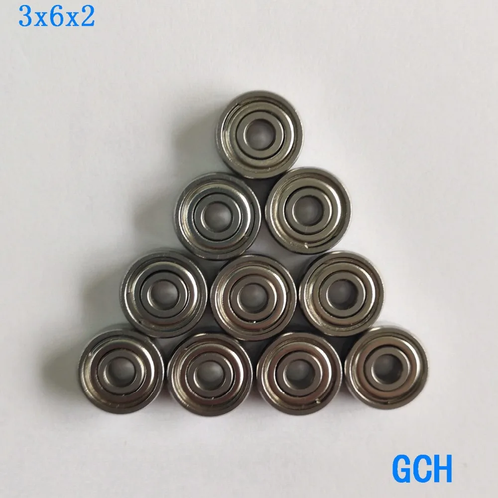 Бесплатная доставка 10 шт. 3X6X2mm SMR63C W2 ZZ A7 из нержавеющей стали гибридные
