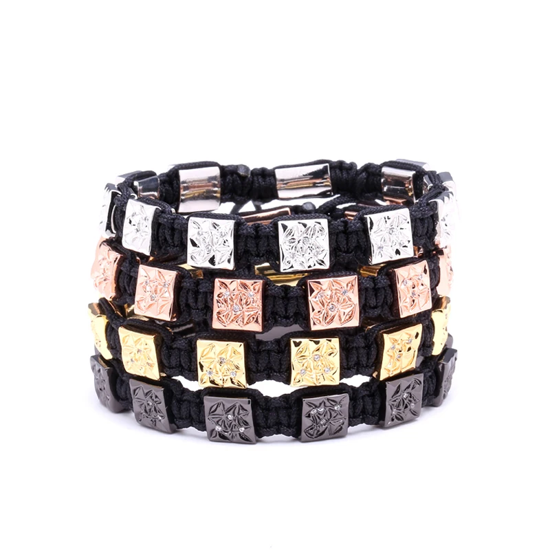 Магия рыбы 2017 Брендовые мужские Браслеты микро проложили CZ бисера площади