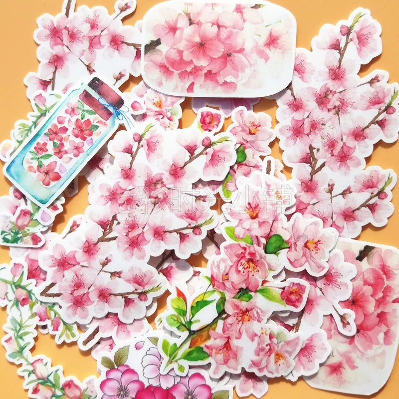 21 шт./упак. наклейки для украшения цветов вишни DIY планировщик скрапбукинга