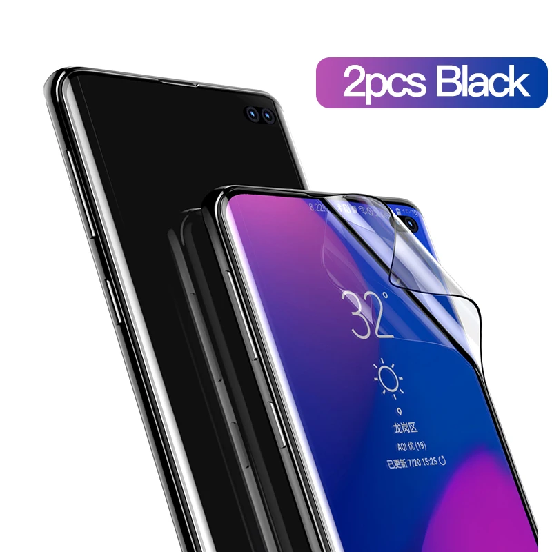 2pcs High Definetion Baseus 2 шт Защитная пленка для экрана для samsung Galaxy S10 Plus без закаленного стекла Передняя Защитная пленка для samsung S10 S 10 S10plus - Цвет: 2pcs High Definetion