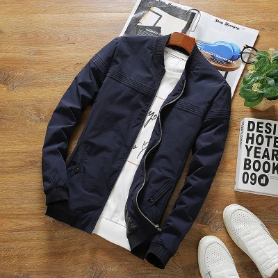 Новинка 2018 демисезонная повседневная мужская куртка модное приталенное мужское