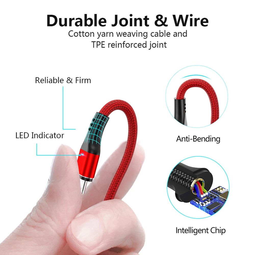 MANTIS Quick Charge 3.0 Magnetic Cable USB C Type For Samsung Huawei Xiaomi OnePlus Fast Charging Andriod Phone Cables | Мобильные