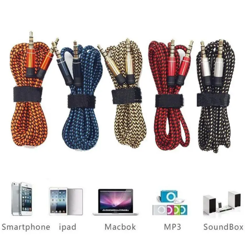 Горячая Распродажа новинка 3 м 5 мм вспомогательный Автомобильный Кабель Aux