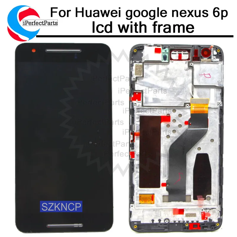 100% протестированный для Huawei Google Nexus 6P ЖК дисплей сенсорный экран дигитайзер в