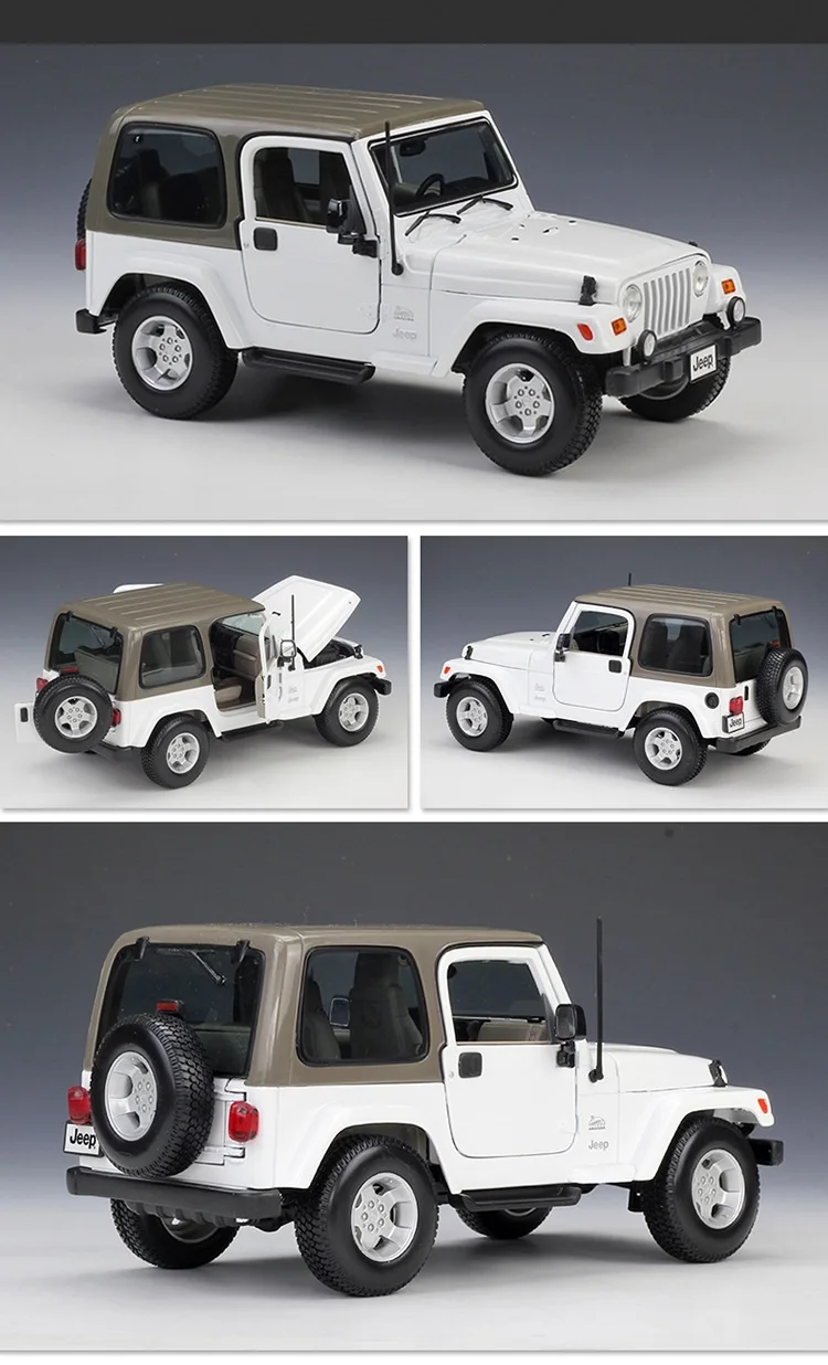 1:18 Maisto Jeep Wrangler Rubicon сахара литой модельный автомобиль