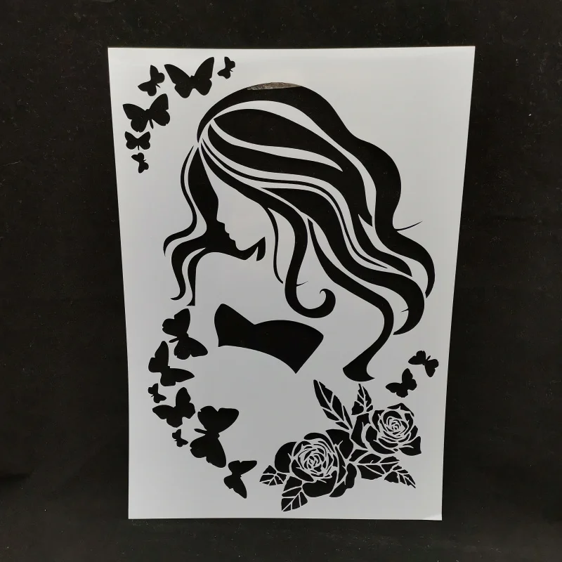 

Beauty butterfly Layering Stencils for Diy scrapbook/photo album Decorative Embossing coloring,painting stencil,home decor