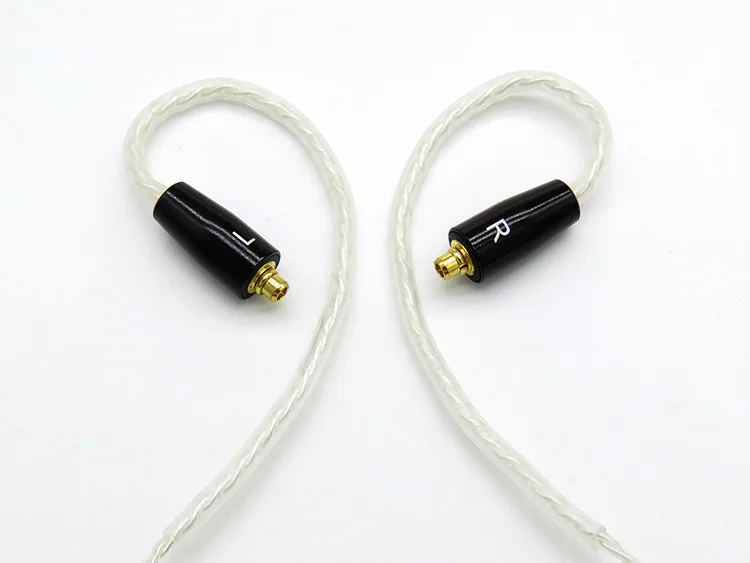 Замена DIY MMCX кабель с микрофоном для Shure SE215 SE535 SE846 UE900 наушники посеребренный кабель гарнитуры для iPhone xiaomi