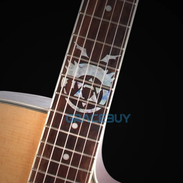 Гитарные наклейки с инкрустацией имитация Abalone акустический гриф электрогитары