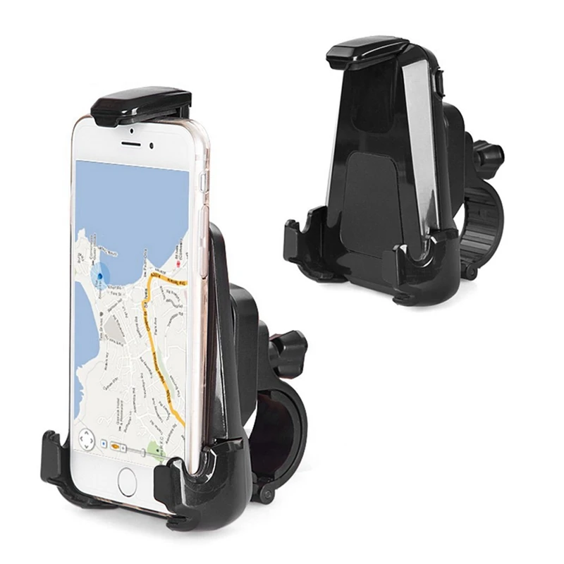 Bike Mount,Universal Cell Phone Holder Bicycle Handlebar& Motorcycle Mount 360 degree Rotate For IPhone Samsung GPS Devices a