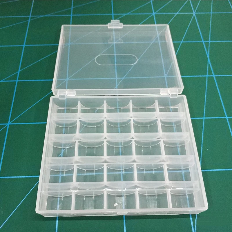 Швейные инструменты сделай сам 1 шт. пластиковая прозрачная пустая коробка