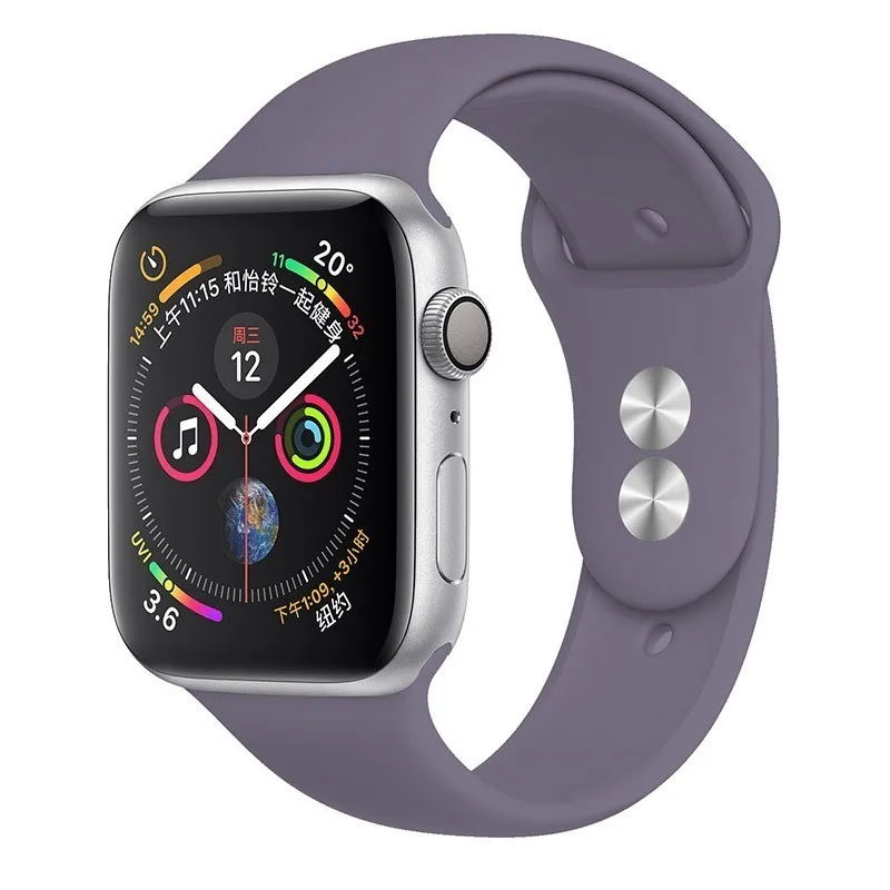 09 Brick green Умный ремешок для apple watch band apple watch 4 3 iwatch band 42 мм 38 мм 44 мм 40 мм pulseira correa браслет аксессуары для часов петля - Цвет ремешка: 09 Brick green