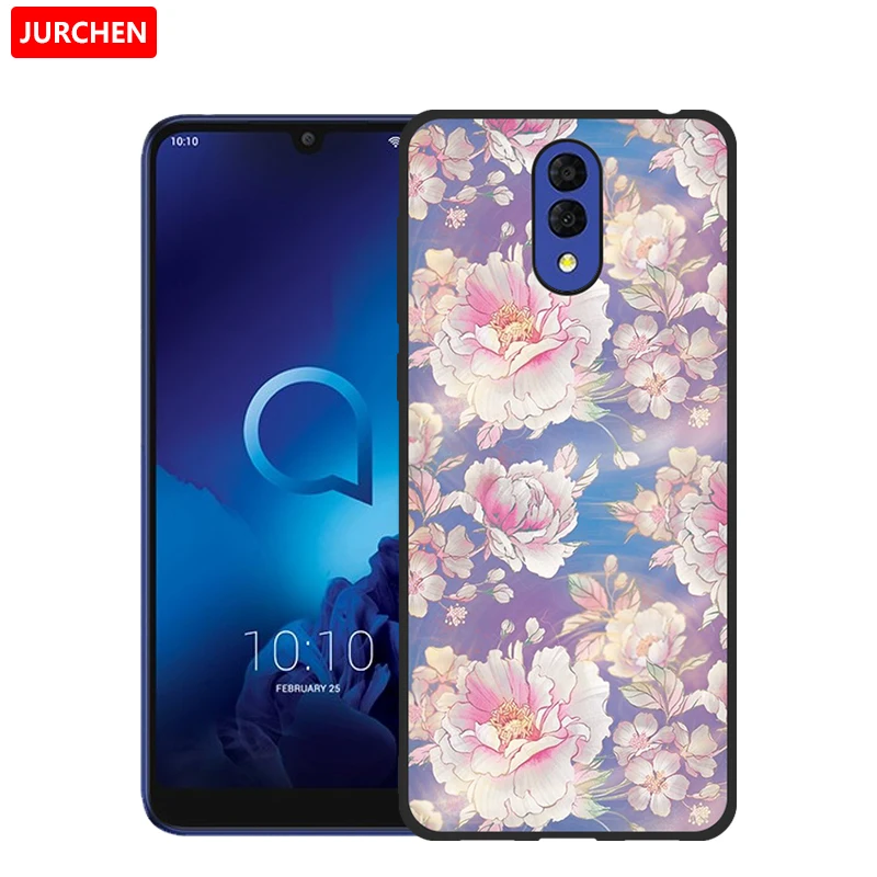 Чехол JURCHEN для Alcatel 3L 2019 мягкий силиконовый чехол из ТПУ 3 L накладка с рисунком