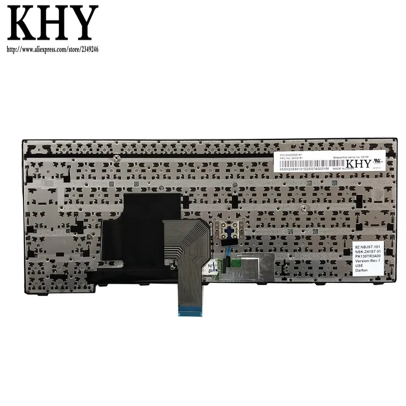 Новая Оригинальная клавиатура США для Lenovo Thinkpad E450 E450c E455 E460 E465 Series FRU 04X6101 04X6141 04X6181 |