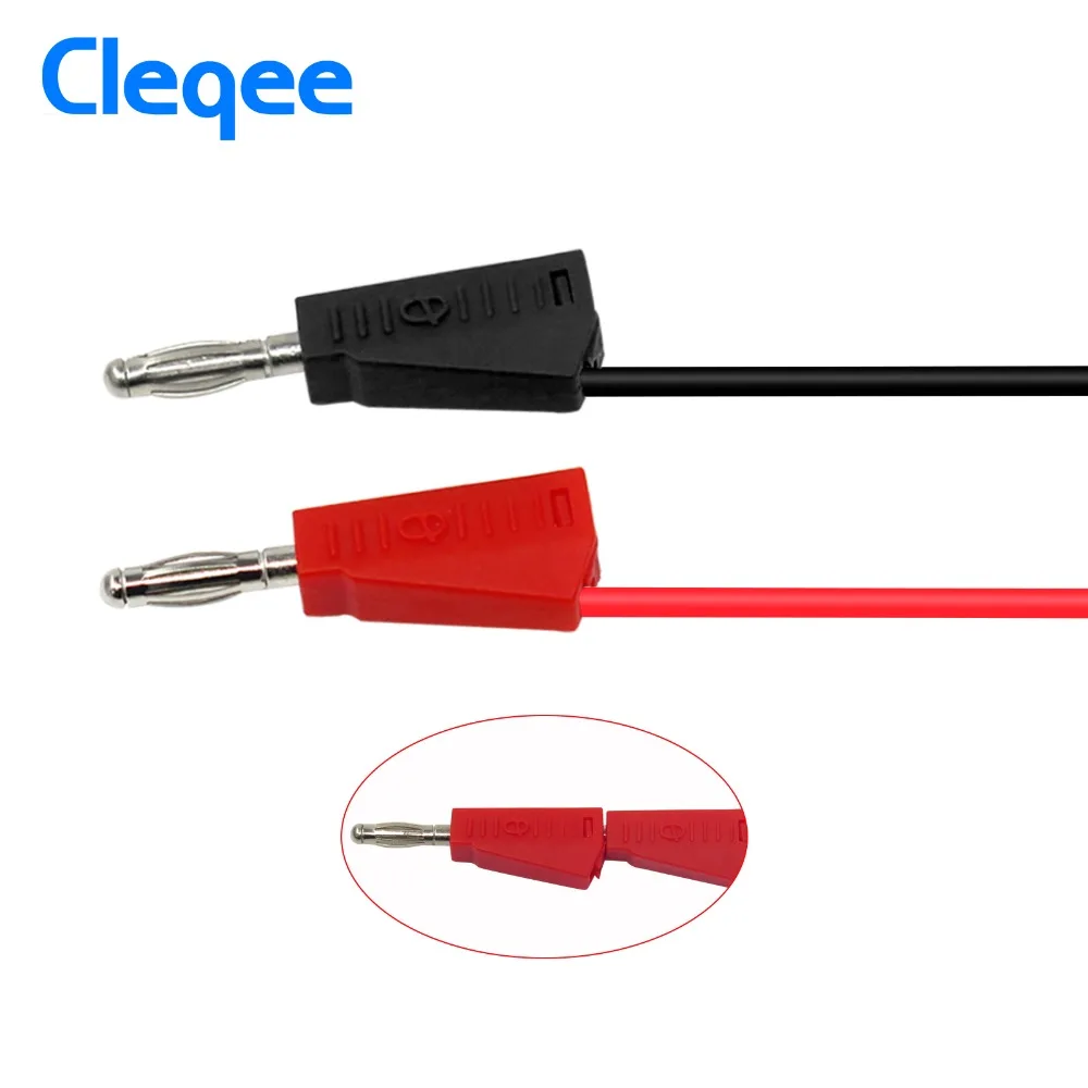 Cleqee P1009 BNC Q9 для двойных 4 мм Штабелируемых банановых штекеров с гнездом тестовые