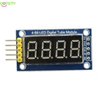 4-битный модуль светодиодного дисплея с цифровой трубкой, четыре последовательных для драйвера 595