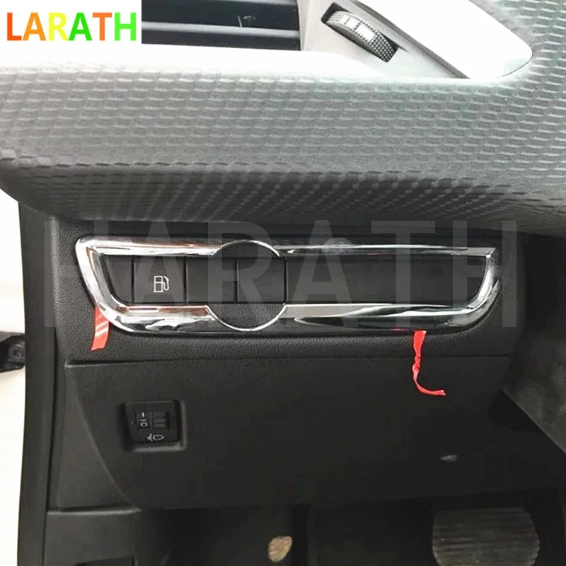 Подходит для Peugeot 2008 2014 2015 2016 автомобильный стиль ABS Хромированная коробка