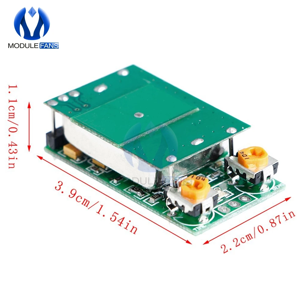 DC 5V 5.8G 5.8GHz Microwave Radar Sensor Switch Module ISM Waveband Sensing 12m HFS-DC06 No Interference Board 30mA