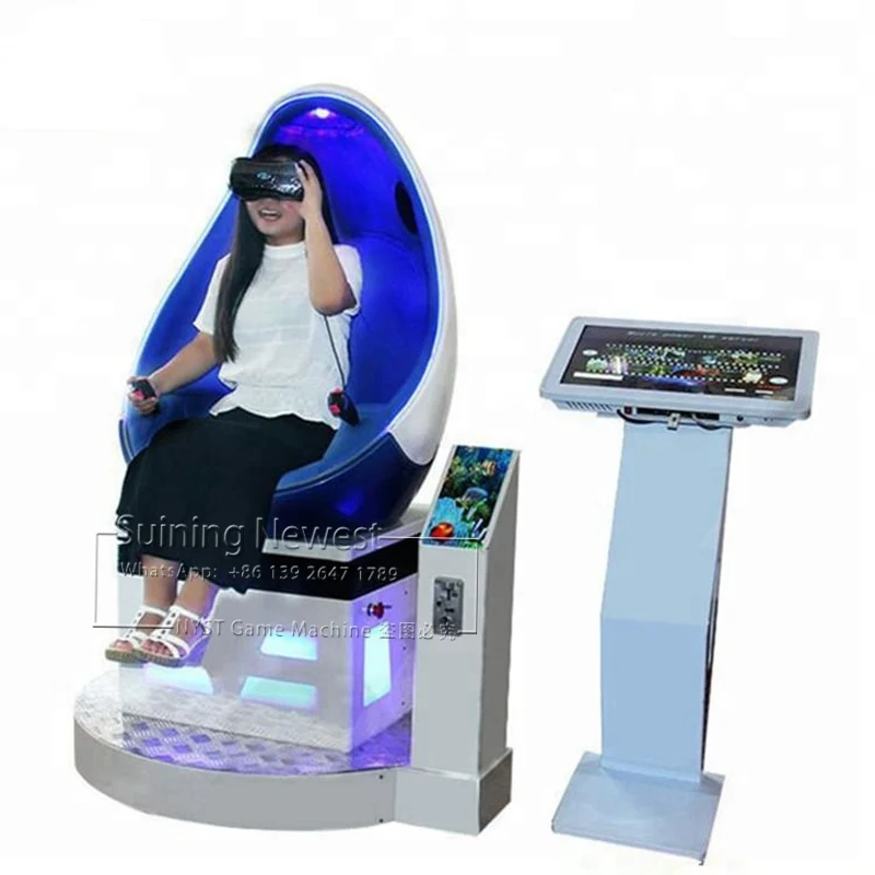 Один игрок 9D VR оборудование для парка развлечений Интерактивная Виртуальная