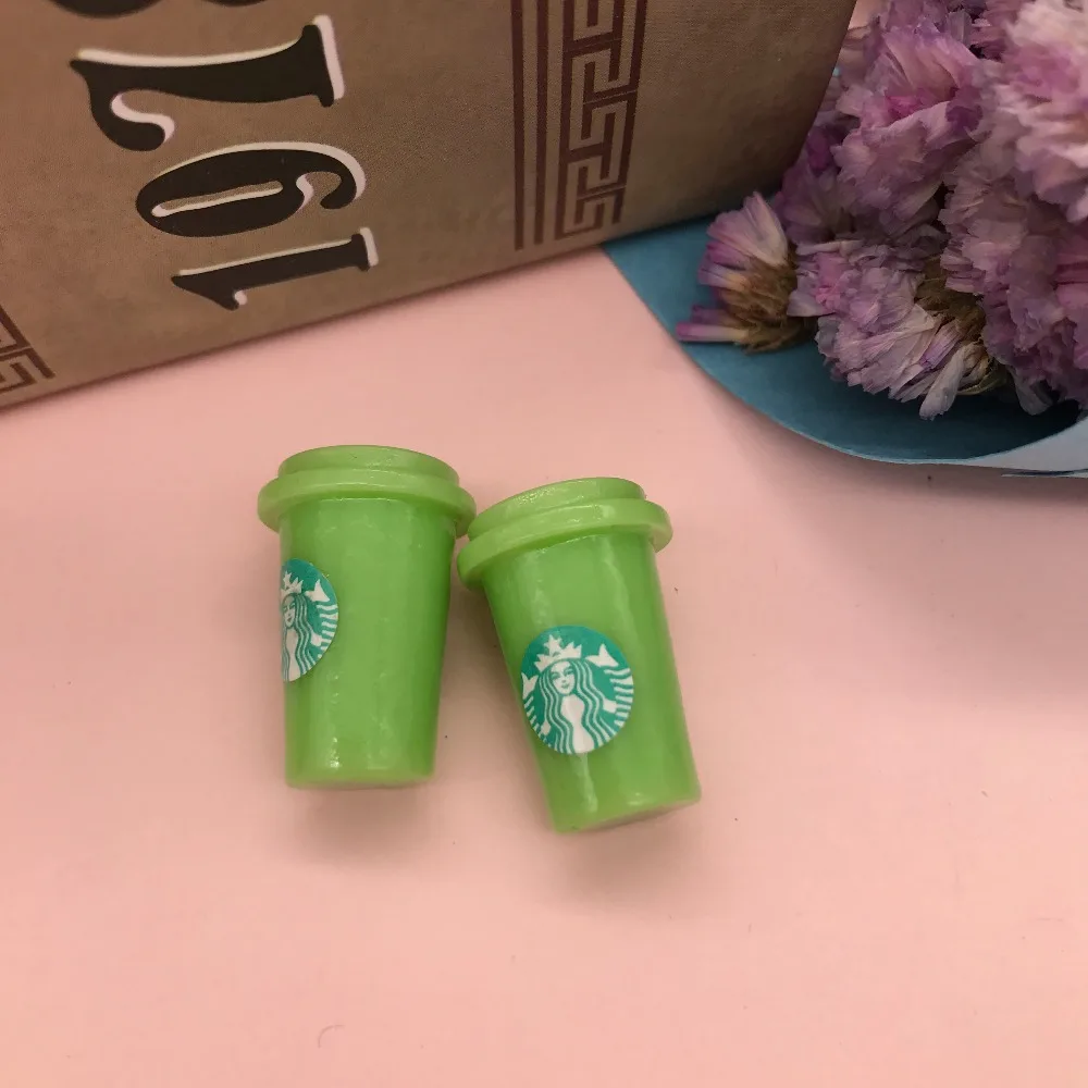 Кабошон kawaii star coffee cup полимерный кабошон с плоским основанием на телефон