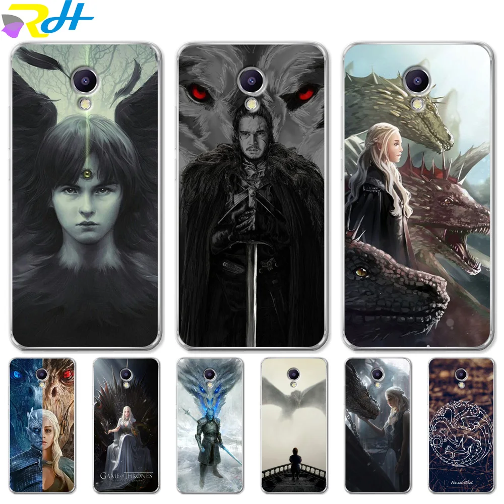 Чехол Etui для Meizu U10 U20 M5 Note M5C M3C Pro 6 M3S Max M5S M6 M3 чехол модных игр престолов Сезон 8