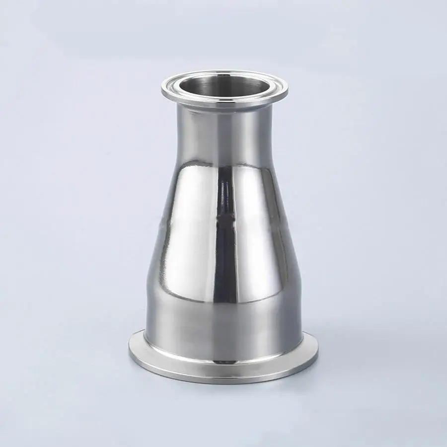 

51mm 2" to 25mm 1" Pipe OD 2" to 1.5" Tri Clamp Reducer SUS 304 Stainless Sanitary Pipe Fitting Homebrew