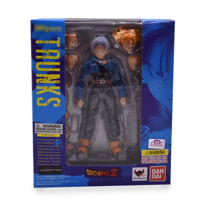 E with box 12 стилей Аниме Dragon Ball SHF Frieza Vegeta Piccolo Jr Goku Zamasu шорты ПВХ экшн фигурка кукла модель игрушка Рождественский подарок - Цвет: E with box