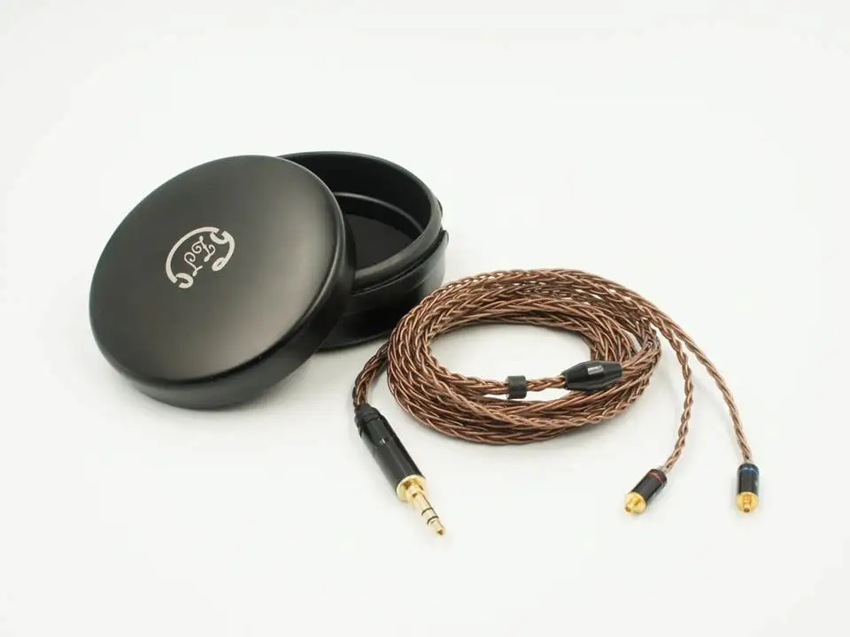 LZ A4 A5 MMCX 8 Core 6N один Кристалл Медь наушники для аудиофилов IEMs Обновление кабель шнур для Shure LZ UE Westone DN2002 Fidue