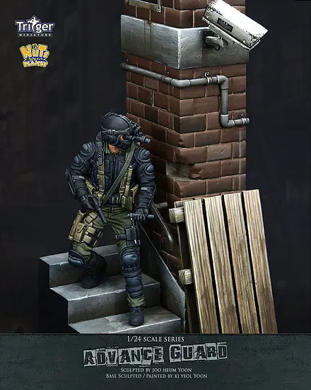 1/24 Advance Guard фигурка модели из смолы GK Тема фильма современный военный несобранный