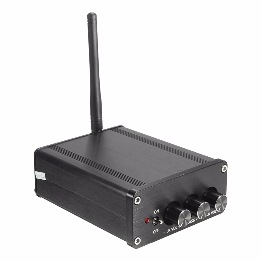Плата цифрового усилителя TPA3116 Mini 2X50W + 100W 2 1 CRS 4 0 Bluetooth Класс D черный DC18V к