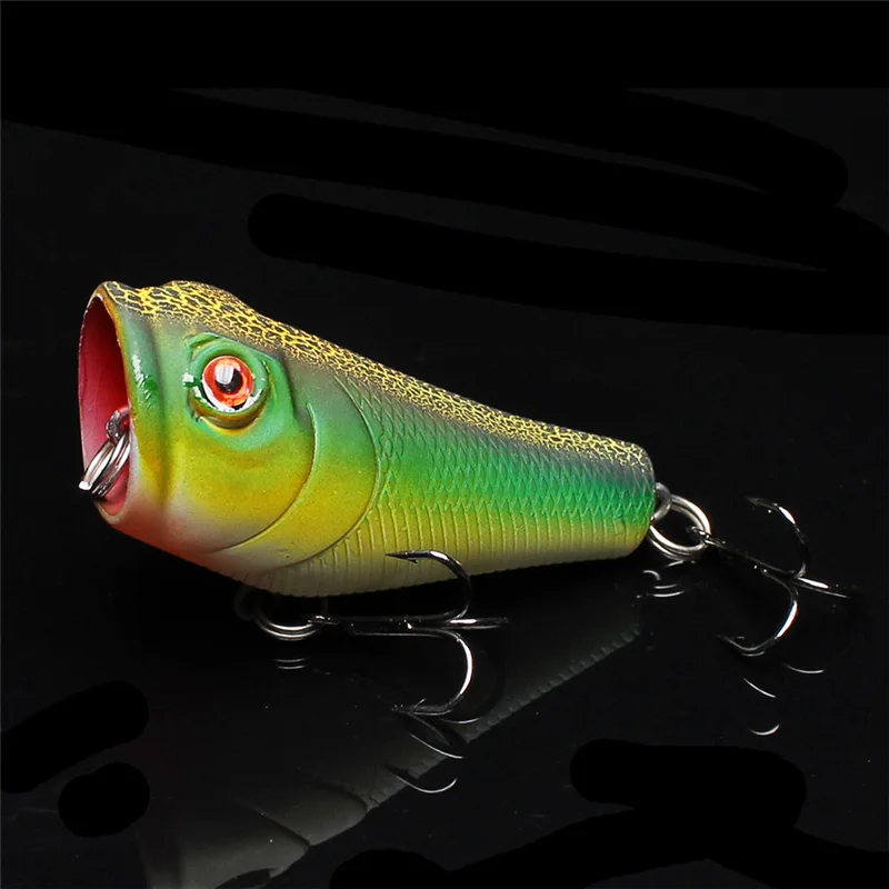 Yuewins 5 см 7 9 г Поппер рыболовные приманки isca искусственные Crankbait воблеры 6 # крючки