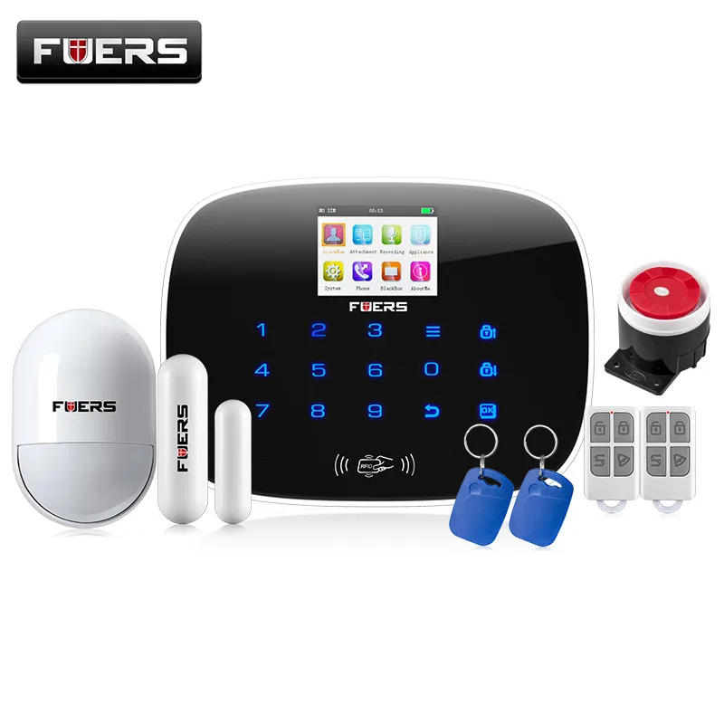 FUERS G19 ios android app GSM домашняя сигнализация anlagen дверной/оконный Датчик Открытый