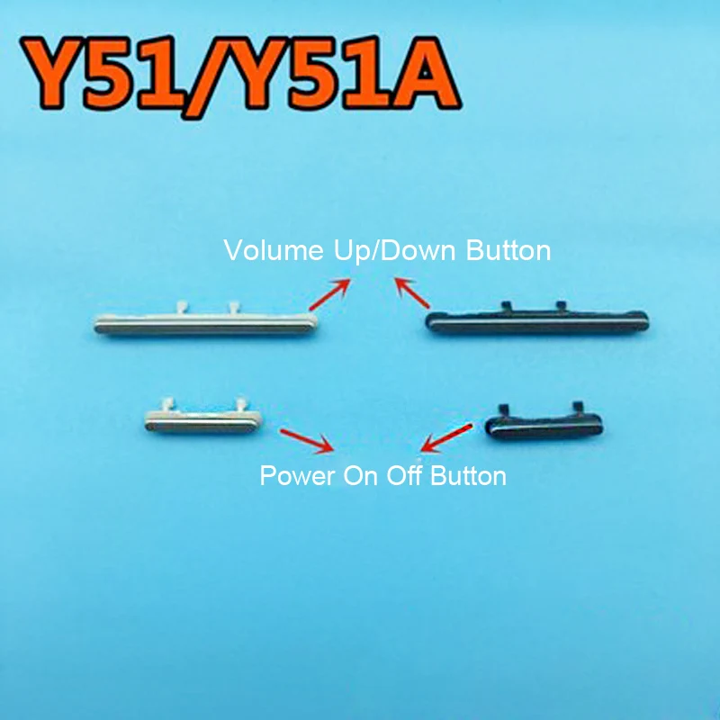 

Power On Off Button + Volume Button Side Button For VIVO Y51 Set Replacement Repair Parts tested good For VIVO Y51A