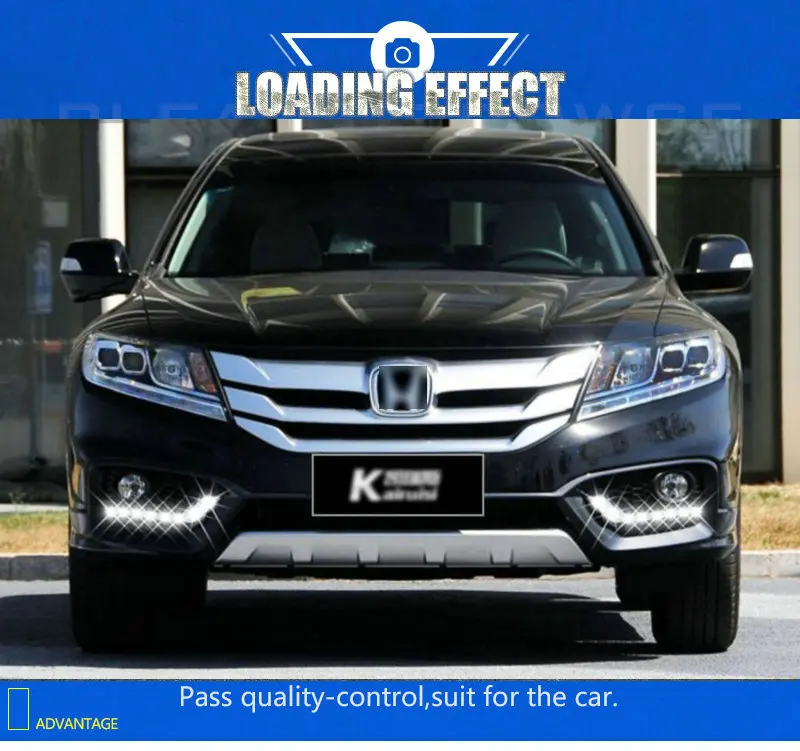 Авто светодиодный свет DRL дневные ходовые фары дальнего света набор замена для Honda Crosstour