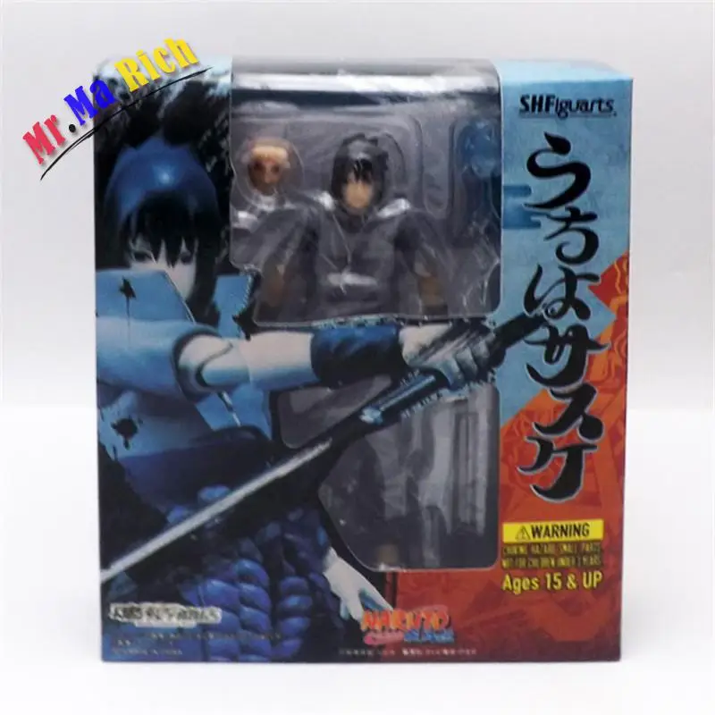Рисунок аниме Наруто Uzumaki Naruto Uchiha Sasuke в коробке ПВХ фигурка Коллекционная Brinquedos