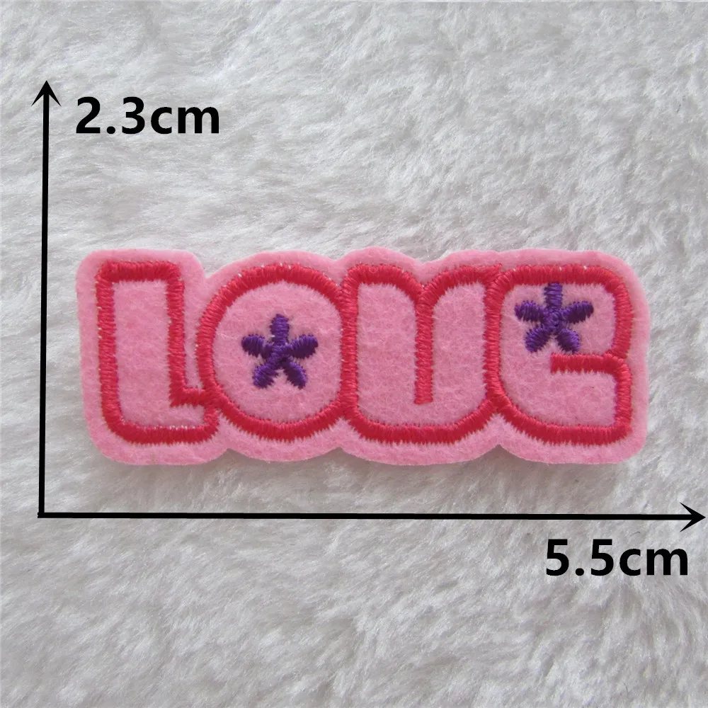 Любовное письмо утюг на патч для Костюмы знак паста одежда мешок брюки Швейные