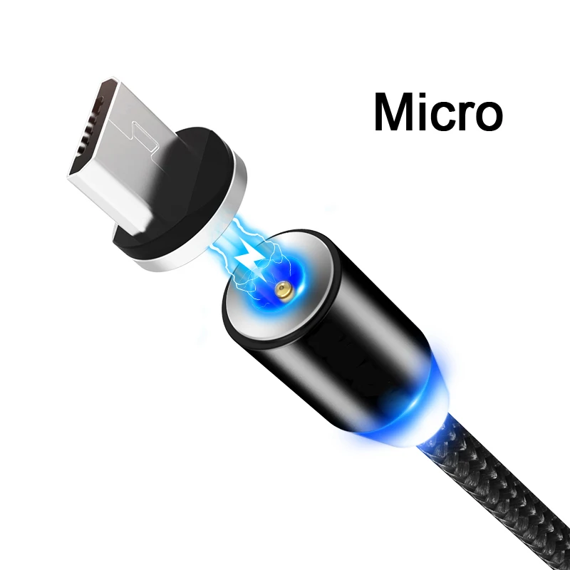 Универсальный Магнитный кабель для Xiaomi huawei всех телефонов Micro Jack хорошего качества 3A провод для быстрого заряда основной кабель Поддержка OTG